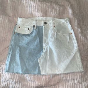 Jean Levi’s Split skirt!